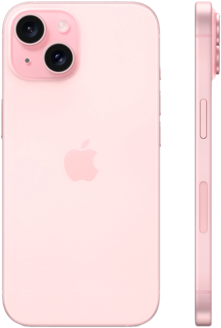 Смартфон Apple iPhone 15 128GB (розовый)