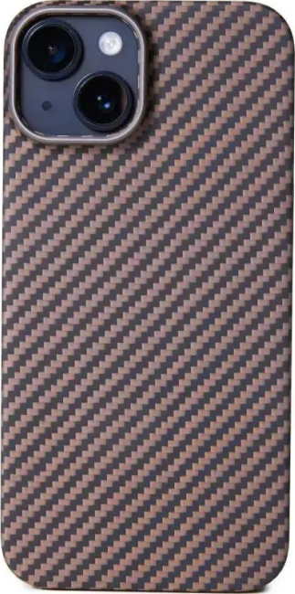 Чехол KZDOO Keivlar для iPhone 15 (коричневый)