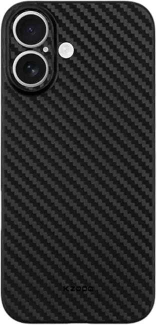 Чехол KZDOO Air Carbon для Apple iPhone 16 Plus (черный)