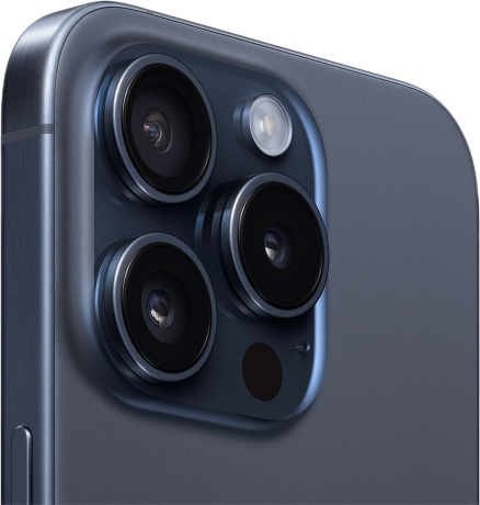 Смартфон Apple iPhone 15 Pro 256GB (титановый синий), без RuStore