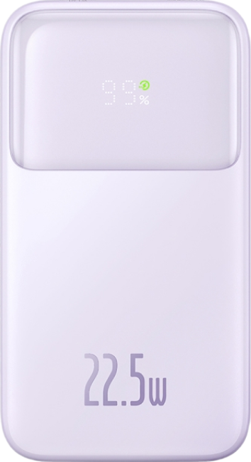 Внешний аккумулятор Baseus Dual Fast Charging Cables (10000 mAh, фиолетовый)