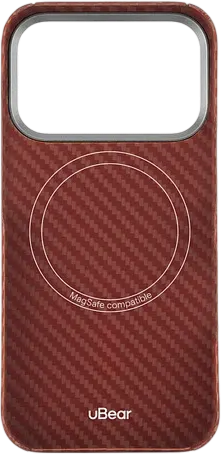 Чехол uBear Supreme для iPhone 17 Pro (оранжевый)