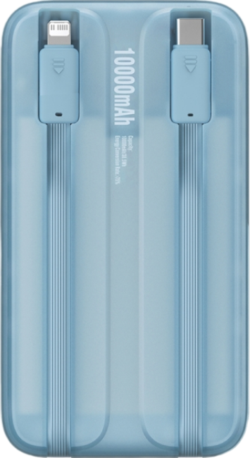 Внешний аккумулятор Baseus Dual Fast Charging Cables (10000 mAh, голубой)