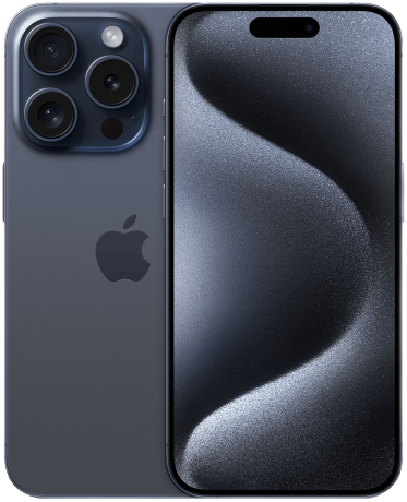 Смартфон Apple iPhone 15 Pro 128GB 2 sim (титановый синий)