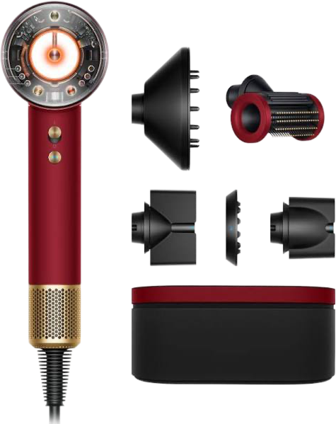 Фен Dyson Supersonic HD16 Nural с кейсом (красный бархат)