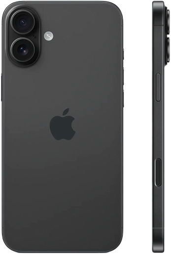 Смартфон Apple iPhone 16 Plus 256GB (черный), без RuStore