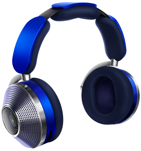 Наушники Dyson Zone Headphones с очистителем воздуха (синий/серебристый)