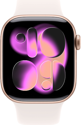 Умные часы Apple Watch Series 11 42mm with Sport Band (розовое золото/розовый) S/M, без RuStore