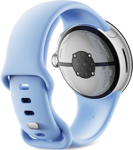 Умные часы Google Pixel Watch 2 LTE 41mm (серебристый/морской)