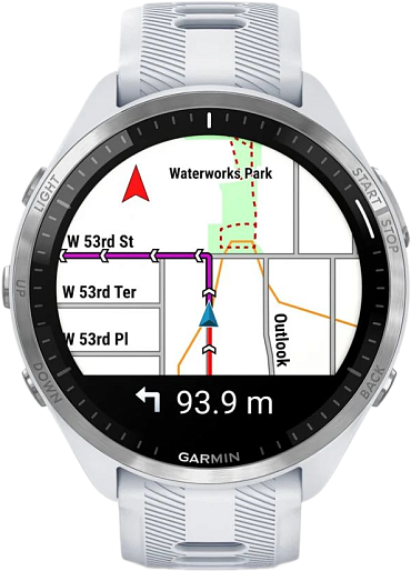 Умные часы Garmin Forerunner 965 (белый)