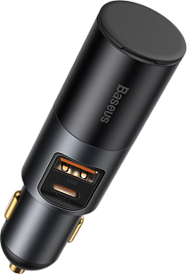 Изображение Baseus Share Together Fast Charge Car Charger with Cigarette Lighter Expansion Port U+C 120W