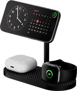 Изображение uBear Stage Pro Kevlar 3in1 Wireless Charger