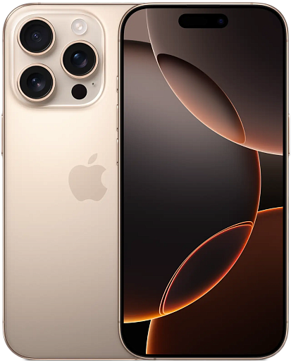 Смартфон Apple iPhone 16 Pro 1TB (пустынный титан) 2 sim, без RuStore