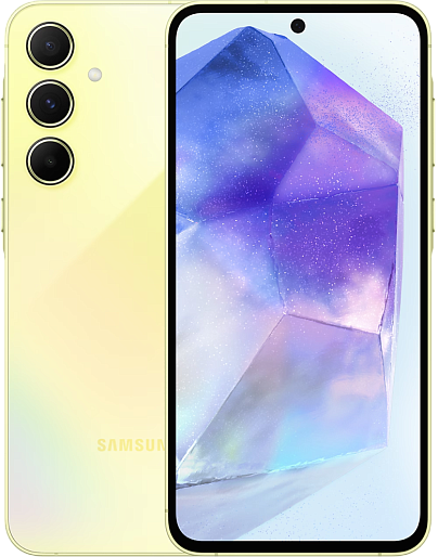 Смартфон Samsung Galaxy A55 (A556E) 8/128 ГБ AE/EU (лимонный)