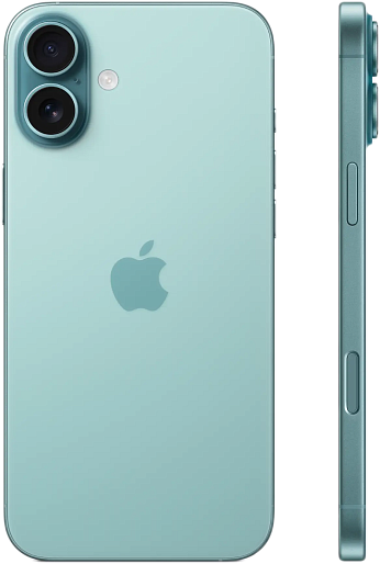 Смартфон Apple iPhone 16 Plus 256GB (бирюзовый), без RuStore