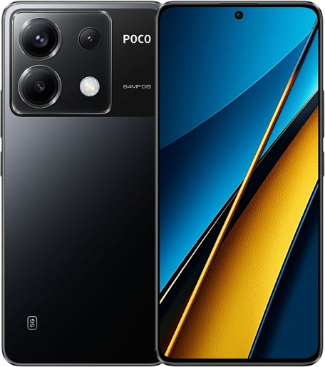 Смартфон POCO X6 12/256 ГБ (черный) EU