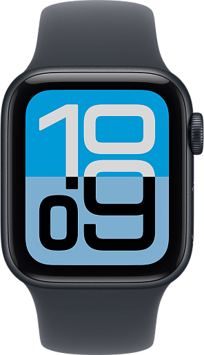 Умные часы Apple Watch SE 3 40mm with Sport Band (черный) S/M, без RuStore