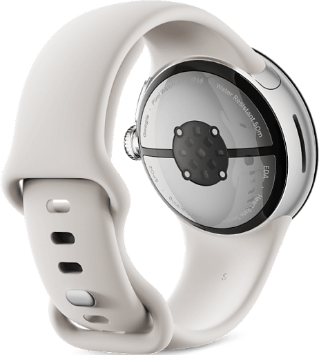 Умные часы Google Pixel Watch 2 LTE 41mm (серебристый/фарфоровый)