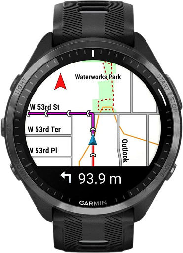 Умные часы Garmin Forerunner 965 (черный)