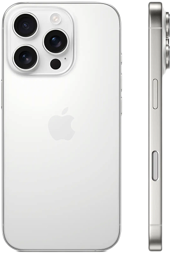 Смартфон Apple iPhone 16 Pro 128GB (белый титан) 2 sim