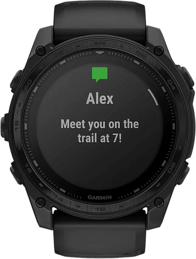 Умные часы Garmin Tactix 8 51mm Solar Sapphire (черный)