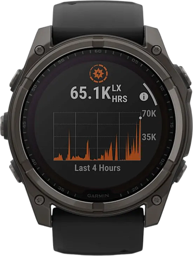Умные часы Garmin Fenix 8 51mm Solar Sapphire (серый/черный) EU