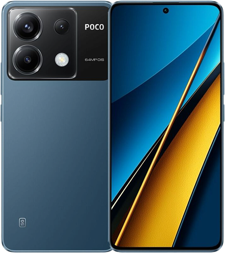 Смартфон POCO X6 12/512 ГБ (синий)