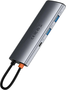Изображение Baseus Metal Gleam Series 7-in-1 Multifunctional Type-C HUB Docking Station