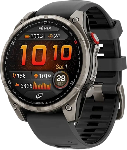 Умные часы Garmin Fenix 8 Pro 47mm Amoled Sapphire (графитовый/черный)