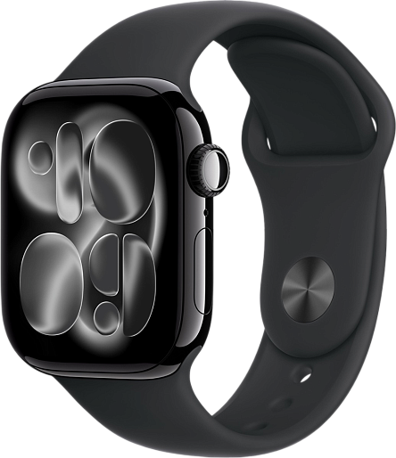 Умные часы Apple Watch Series 11 42mm with Sport Band (черный) S/M, без RuStore