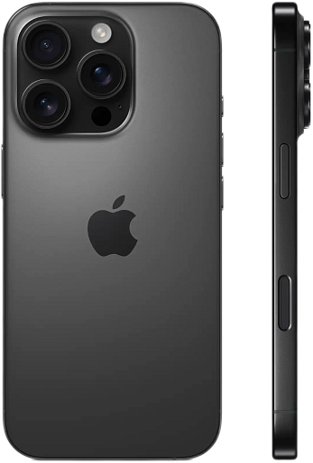 Смартфон Apple iPhone 16 Pro 128GB (черный титан), без RuStore