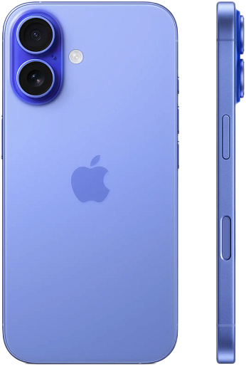 Смартфон Apple iPhone 16 128GB (ультрамарин) 2 sim, без RuStore