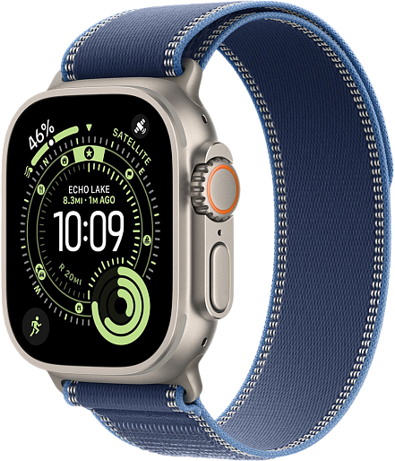 Умные часы Apple Watch Ultra 3 (Natural) 49mm походная петля (синий) S/M