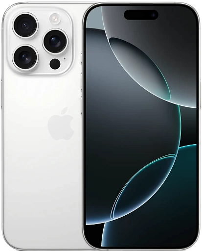 Смартфон Apple iPhone 16 Pro 128GB (белый титан) 2 sim